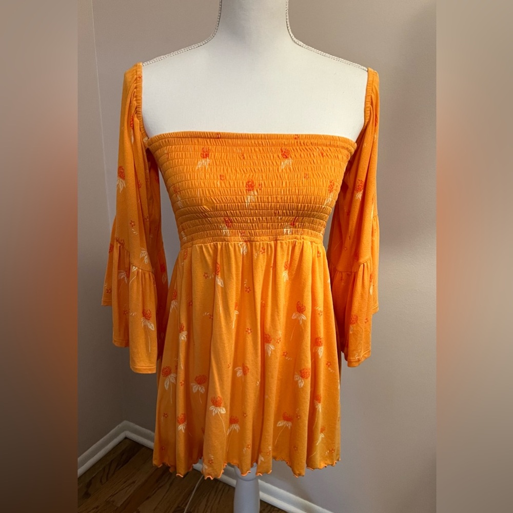 Free People Lana Off The Shoulder Tunic Top - Size Small - Excellent Condition!